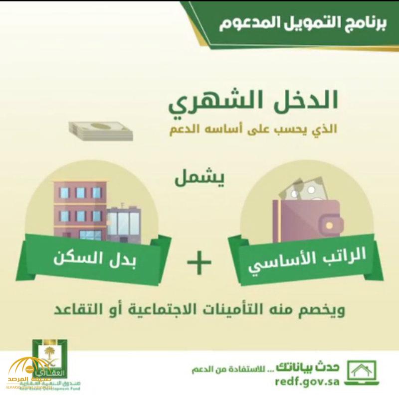 برنامج التمويل العقاري المدعوم